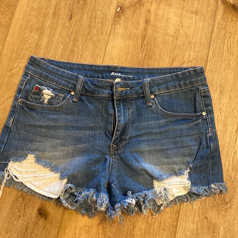 Denim shorts